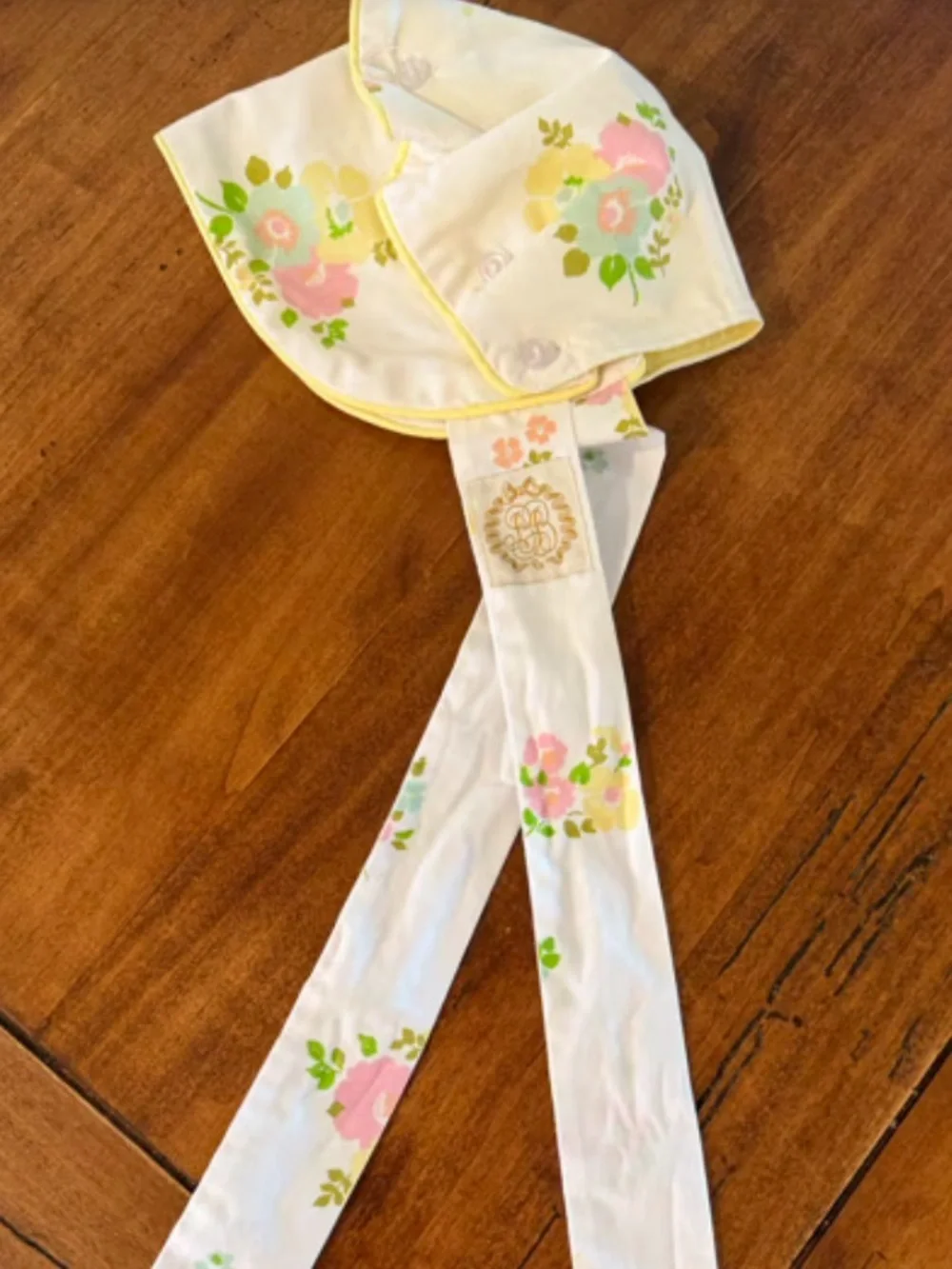 RARE Beaufort Bonnet Bellefaire Bonnet - Biltmore Bouquet Seaside Sunny Yellow S